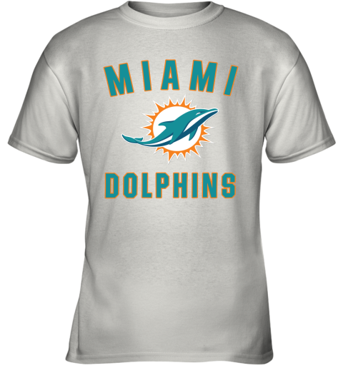 Miami Dolphins NFL Pro Line by Fanatics Branded Aqua Vintage Victory Youth T-Shirt