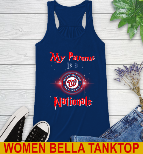MLB Baseball Harry Potter My Patronus Is A Washington Nationals Racerback Tank 7