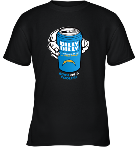 Bud Light Dilly Dilly! Los Angeles Chargers Birds Of A Cooler Youth T-Shirt