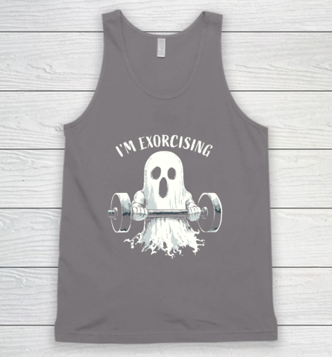 I'm Exorcising Funny Ghost Halloween Tank Top 5
