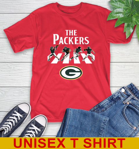 NFL Football Green Bay Packers The Beatles Rock Band Shirt T-Shirt 12