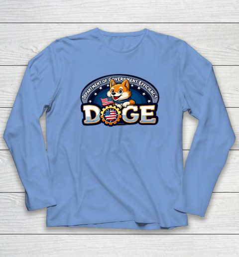 Funny DOGE Crypto Meme Department of Government Efficiency Long Sleeve T-Shirt 6