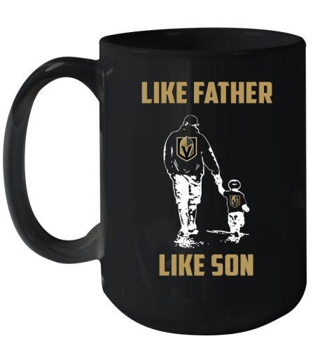 Vegas Golden Knights NHL Hockey Like Father Like Son Sports Ceramic Mug 15oz