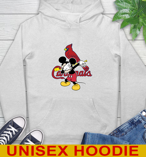 St.Louis Cardinals MLB Baseball Dabbing Mickey Disney Sports Hoodie