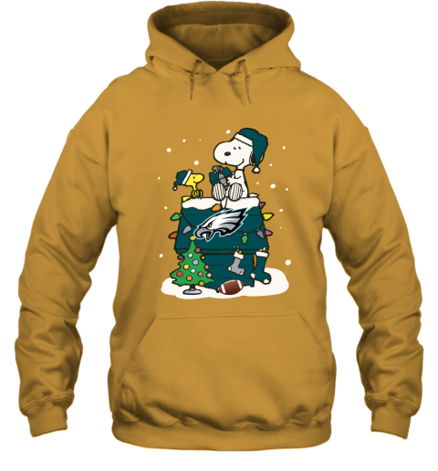 A Happy Christmas With Philadelphia Eagles Snoopy Sweatshirt 