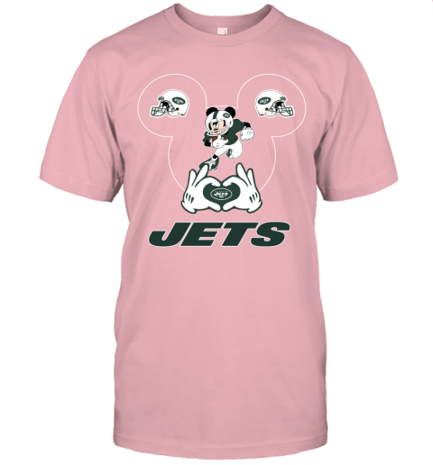 pjjl i love the jets mickey mouse new york jets jersey t shirt 60 front pink