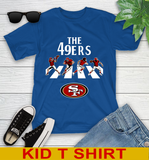 NFL Football San Francisco 49ers The Beatles Rock Band Shirt Youth T-Shirt 10