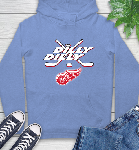NHL Detroit Red Wings Dilly Dilly Hockey Sports Hoodie 11
