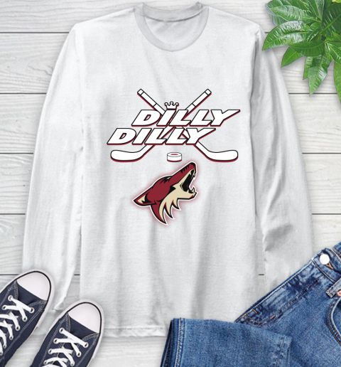 NHL Arizona Coyotes Dilly Dilly Hockey Sports Long Sleeve T-Shirt