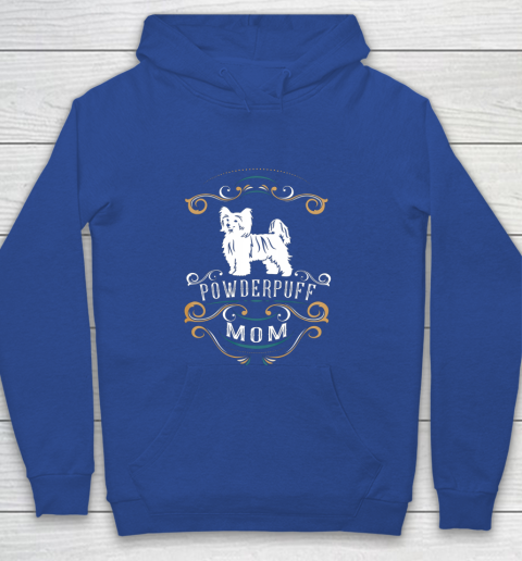 Dog Mom Shirt Powderpuff Mom Chinese Crested Dog Youth Hoodie 6