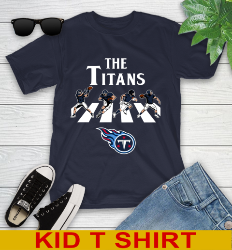 NFL Football Tennessee Titans The Beatles Rock Band Shirt Youth T-Shirt 2