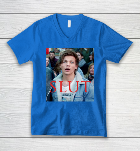 Louis Tomlinson Midnight Memories Slut V-Neck T-Shirt | Tee