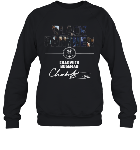 Black Panther Chadwick Boseman Signature Sweatshirt