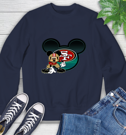 NFL San Francisco 49ers Mickey Mouse Disney Football T Shirt Sweatshirt 3