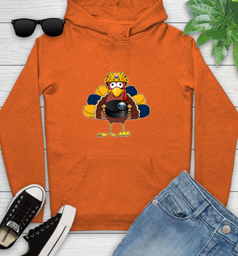 Buffalo Sabres Turkey Thanksgiving Day Youth Hoodie 5