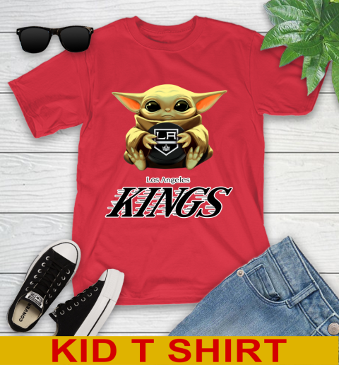 NHL Hockey Los Angeles Kings Star Wars Baby Yoda Shirt 110