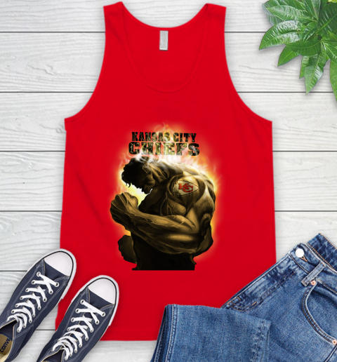 Kansas City Chiefs NFL Football Hulk Marvel Avengers Sports Tank Top 5