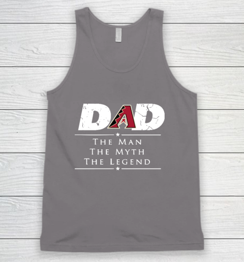 Arizona Diamondbacks MLB Baseball Dad The Man The Myth The Legend Tank Top 6