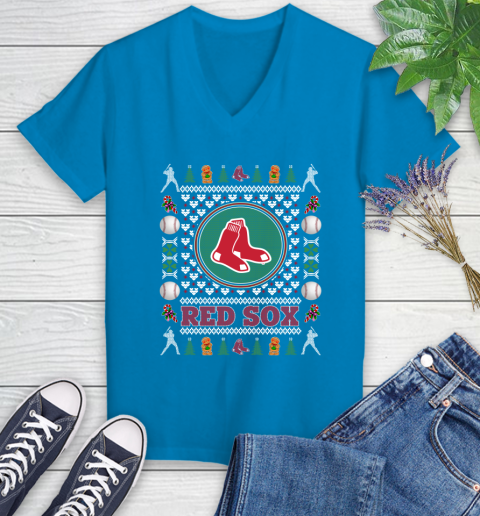 Boston Red Sox Merry Christmas MLB Baseball Loyal Fan Ugly Shirt 80