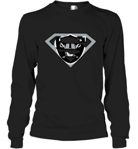 We Are Undefeatable The Oakland Raiders x Superman NFL Long Sleeve T-Shirt
