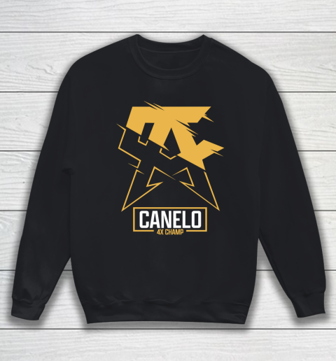 Team Canelo Gold 4x Champion Sweatshirt