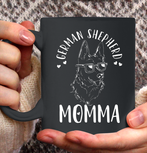 Dog Mom Shirt German Shepherd Momma Dog Mom Mama Gift Ceramic Mug 11oz 2
