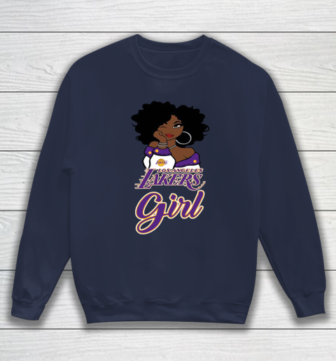 Los Angeles Lakers Girl NBA Sweatshirt 3