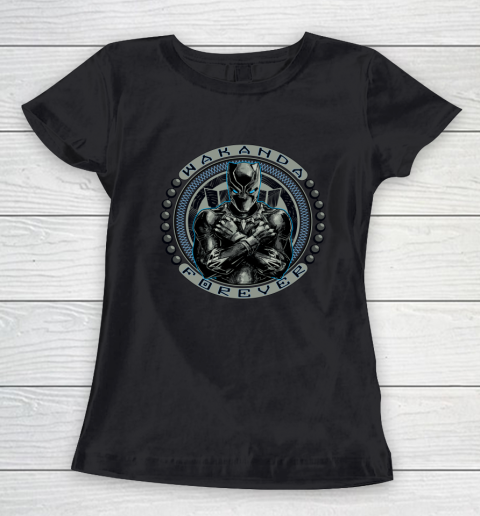 Marvel Black Panther Circle Bead Logo Women's T-Shirt