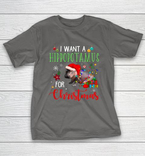 I Want A Hippopotamus For Christmas Hippo Fiona T-Shirt 8