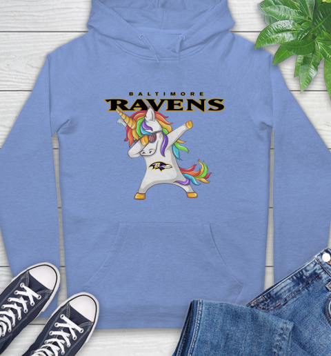 Baltimore Ravens NFL Football Funny Unicorn Dabbing Sports Hoodie 11