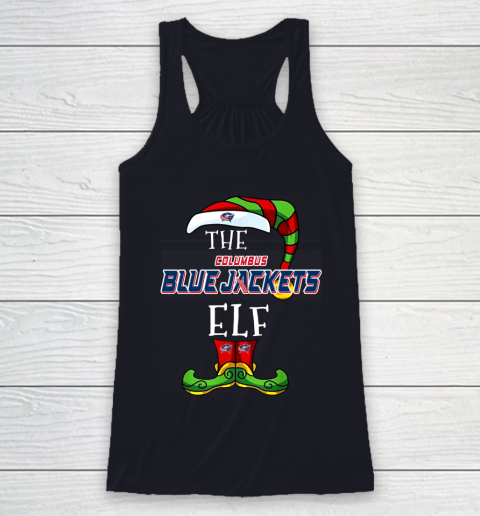 Columbus Blue Jackets Christmas ELF Funny NHL Racerback Tank 7