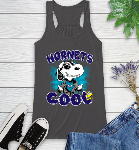 NBA Basketball Charlotte Hornets Cool Snoopy Shirt Racerback Tank 9