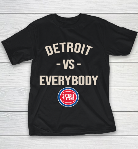 Detroit Pistons Vs Everybody Youth T-Shirt