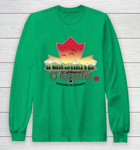 Beer Lover Funny Shirt O'Keefe Brewery  Brewed in Canada Long Sleeve T-Shirt 4