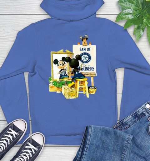 MLB Baseball Seattle Mariners Mickey Drawing Shirt 22