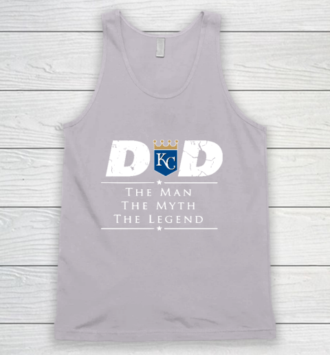 Kansas City Royals MLB Baseball Dad The Man The Myth The Legend Tank Top 3