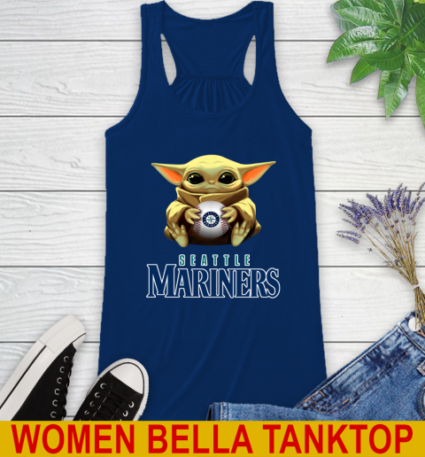 MLB Baseball Seattle Mariners Star Wars Baby Yoda Shirt 45