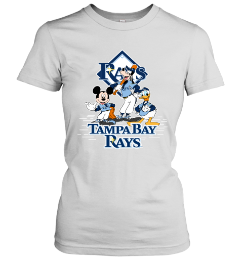 MLB Tampa Bay Rays Mickey Mouse Donald Duck Goofy Baseball T Shirt T-Shirt