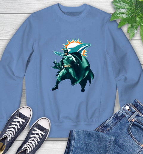 NFL Batman Football Sports Miami Dolphins Sweatshirt 11
