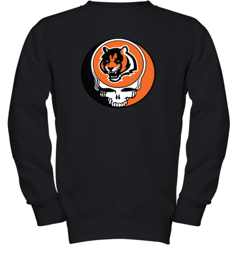 Cincinnati Bengals x Grateful Dead Youth Crewneck Sweatshirt