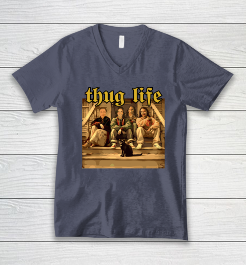 Thug Life Kamala Harris 2024 Feminist  Vote Blue Election V-Neck T-Shirt 6