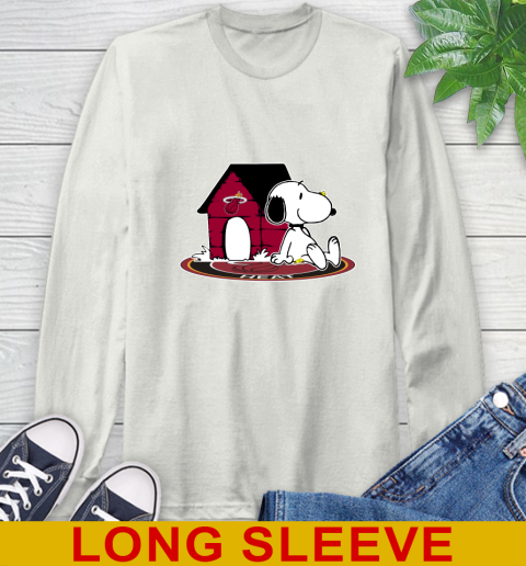 NBA Basketball Miami Heat Snoopy The Peanuts Movie Shirt Long Sleeve T-Shirt 12