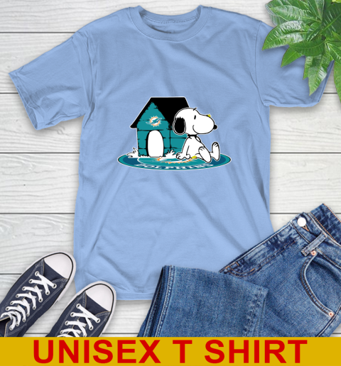 NFL Football Miami Dolphins Snoopy The Peanuts Movie Shirt T-Shirt 11