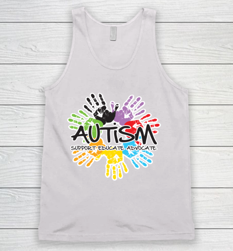 Autism Awareness Handprint (2) Tank Top