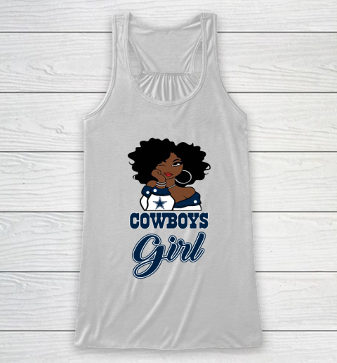 Dallas Cowboys Girl NFL Racerback Tank 2