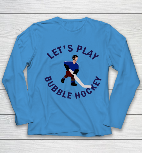 Bubble Hockey Let's Play Youth Long Sleeve - Image 5