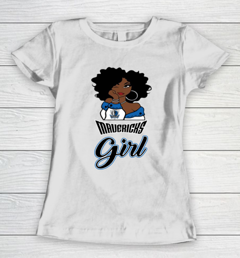Dallas Mavericks Girl NBA Women's T-Shirt 3