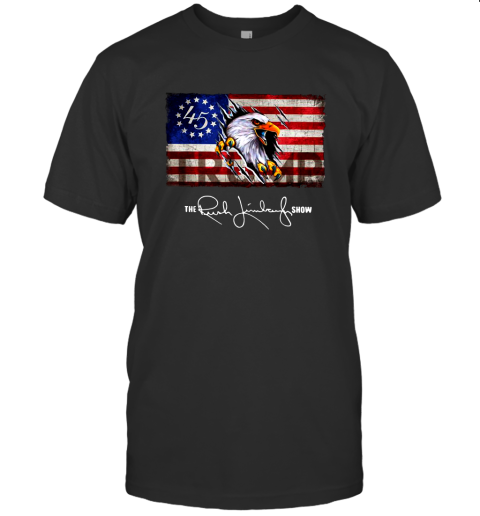 The Rush Limbaugh Show American Flag T-Shirt