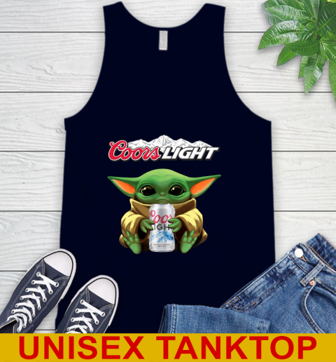 Star Wars Baby Yoda Hugs Coors Beer Shirt 72