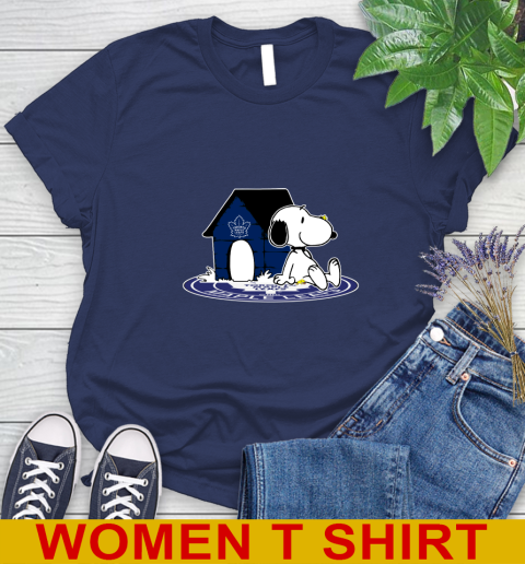 NHL Hockey Toronto Maple Leafs Snoopy The Peanuts Movie Shirt Women's T-Shirt 12